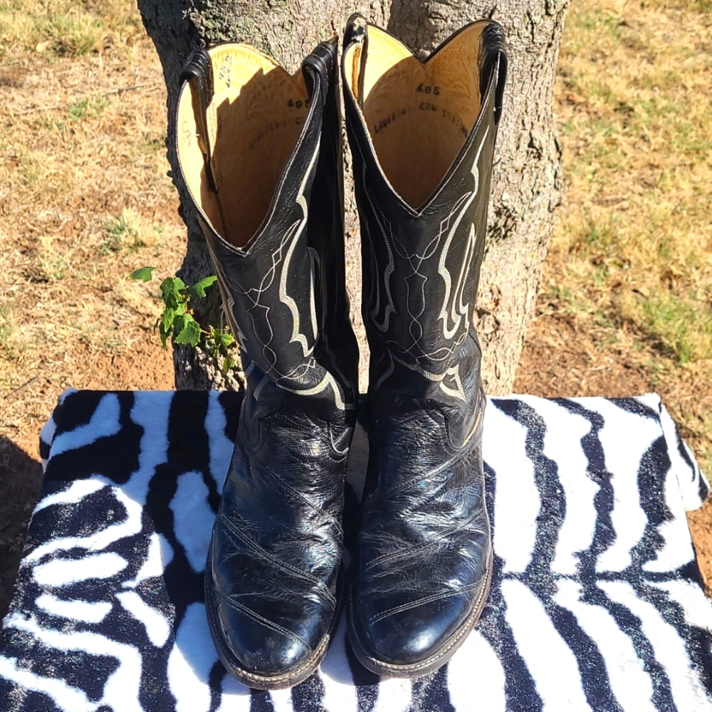 Larry Mahan Eelskin Cowboy/western boots